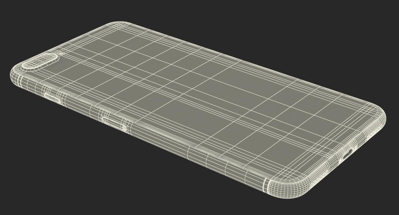 3D model iPhone 8 Plus Silver