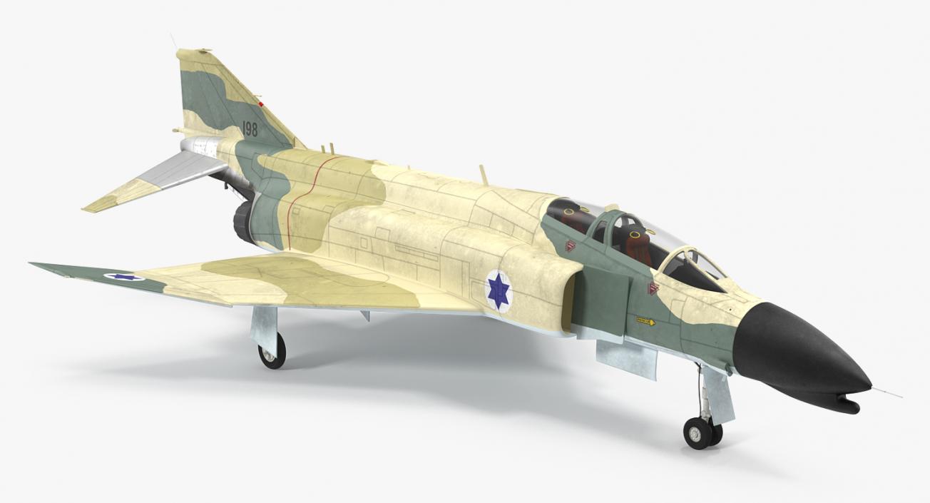 F-4E Kurnass Israeli Air Force 2 3D