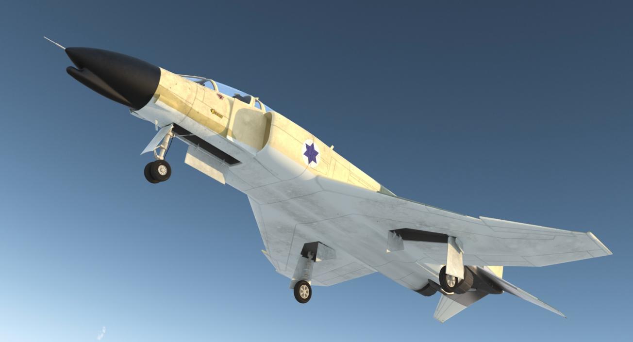 F-4E Kurnass Israeli Air Force 2 3D