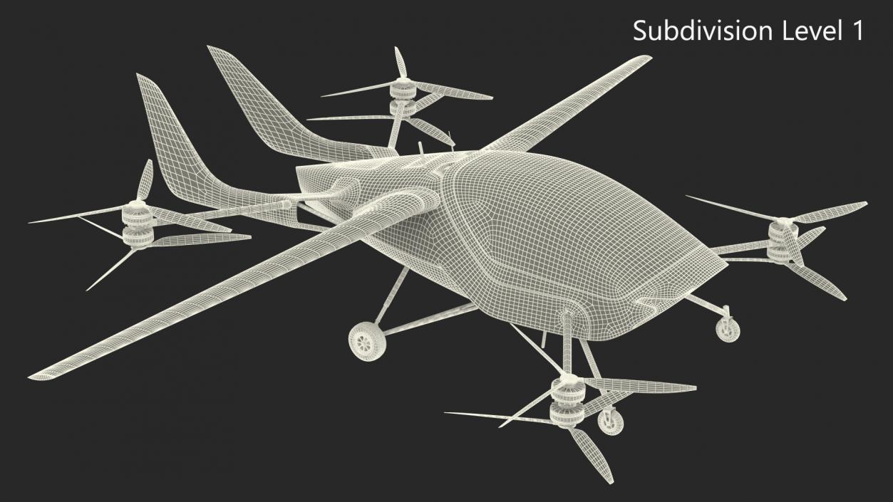 Air Taxi Landing Pad 2 3D