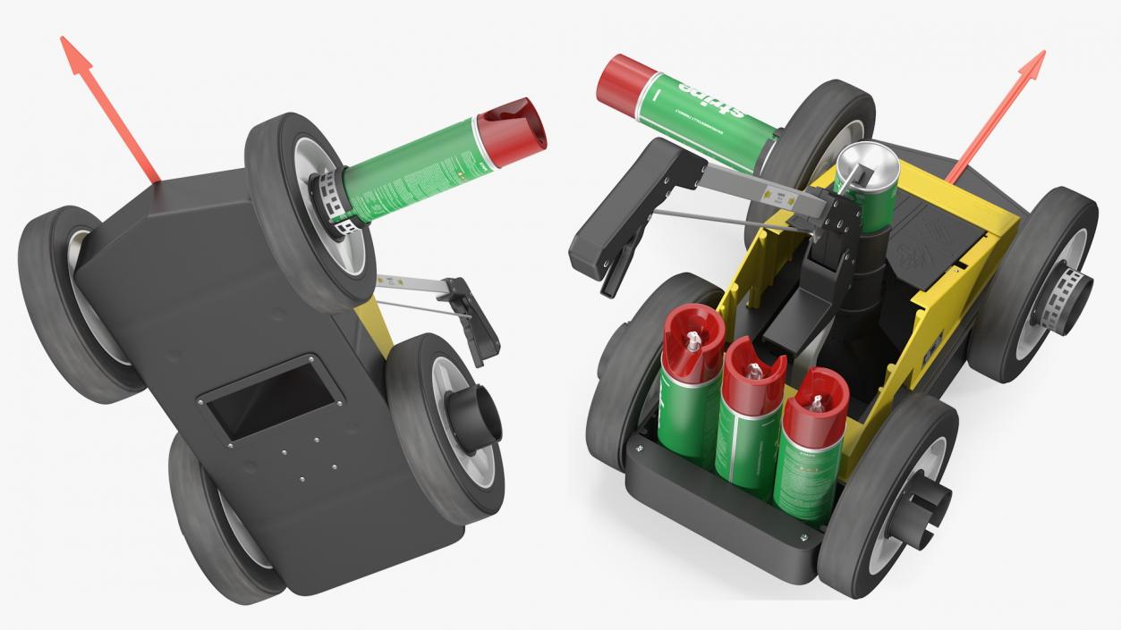 3D Line Marking Applicator for Grass model