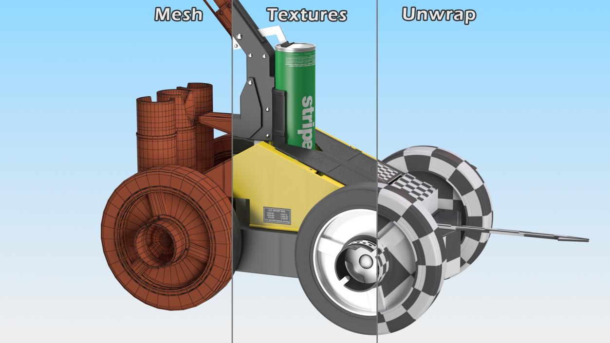 3D Line Marking Applicator for Grass model