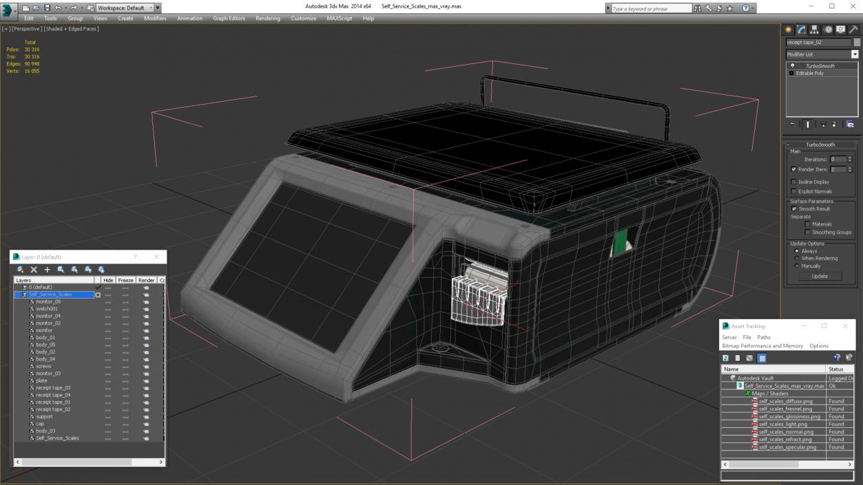 Self Service Scales 3D model