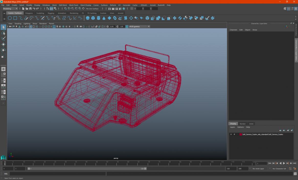 Self Service Scales 3D model