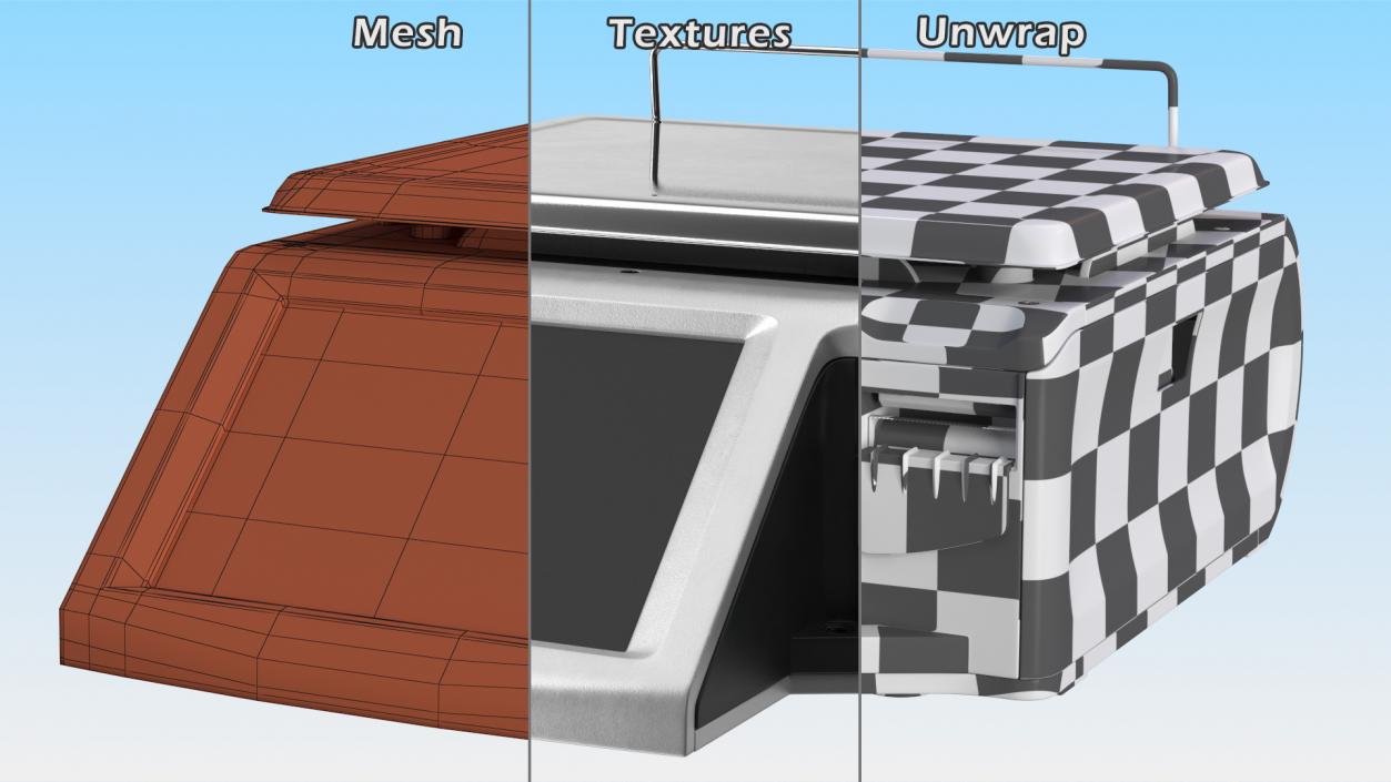 Self Service Scales 3D model