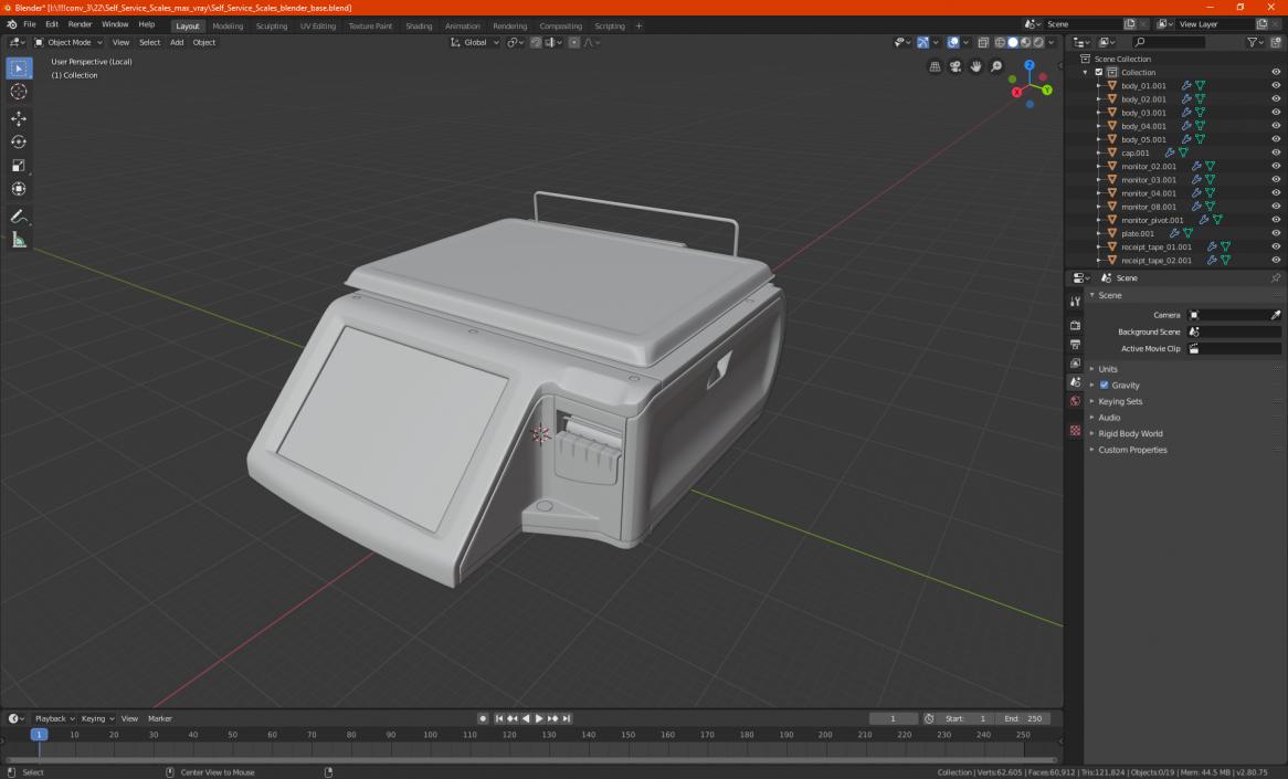 Self Service Scales 3D model