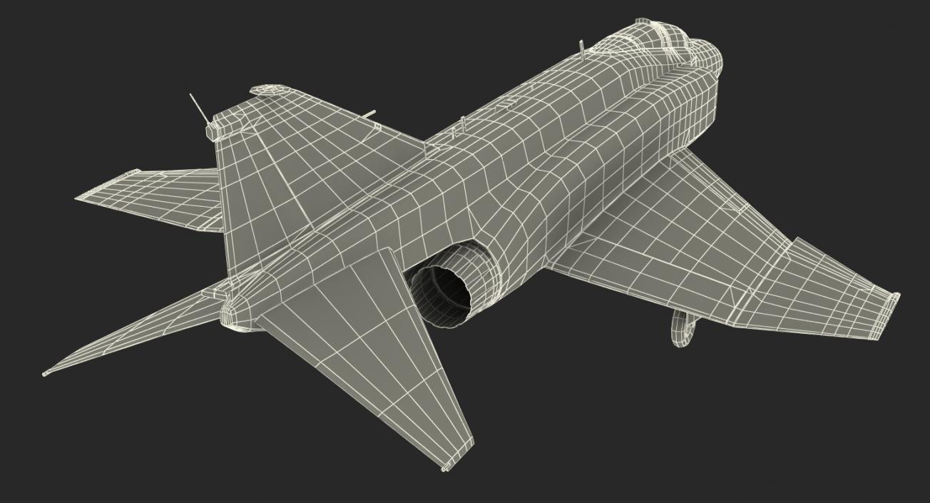 3D F-4 Phantom II US Navy 2 Rigged