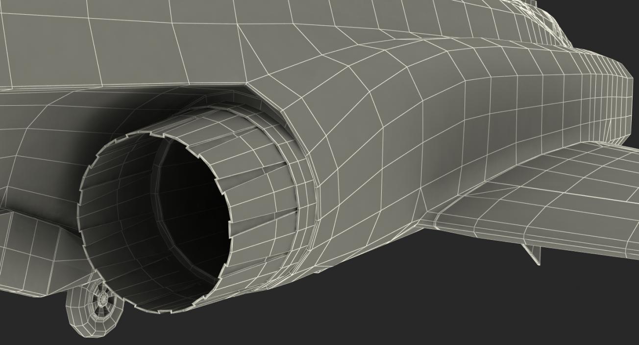 3D F-4 Phantom II US Navy 2 Rigged