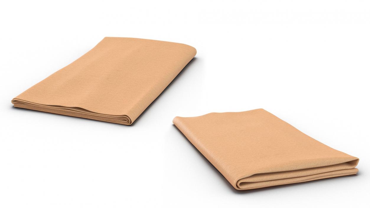 Folded Fabric Towel 3D model