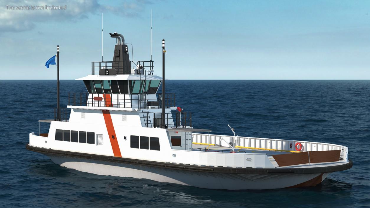 3D model Ferry Ship