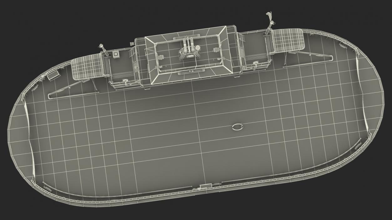 3D model Ferry Ship