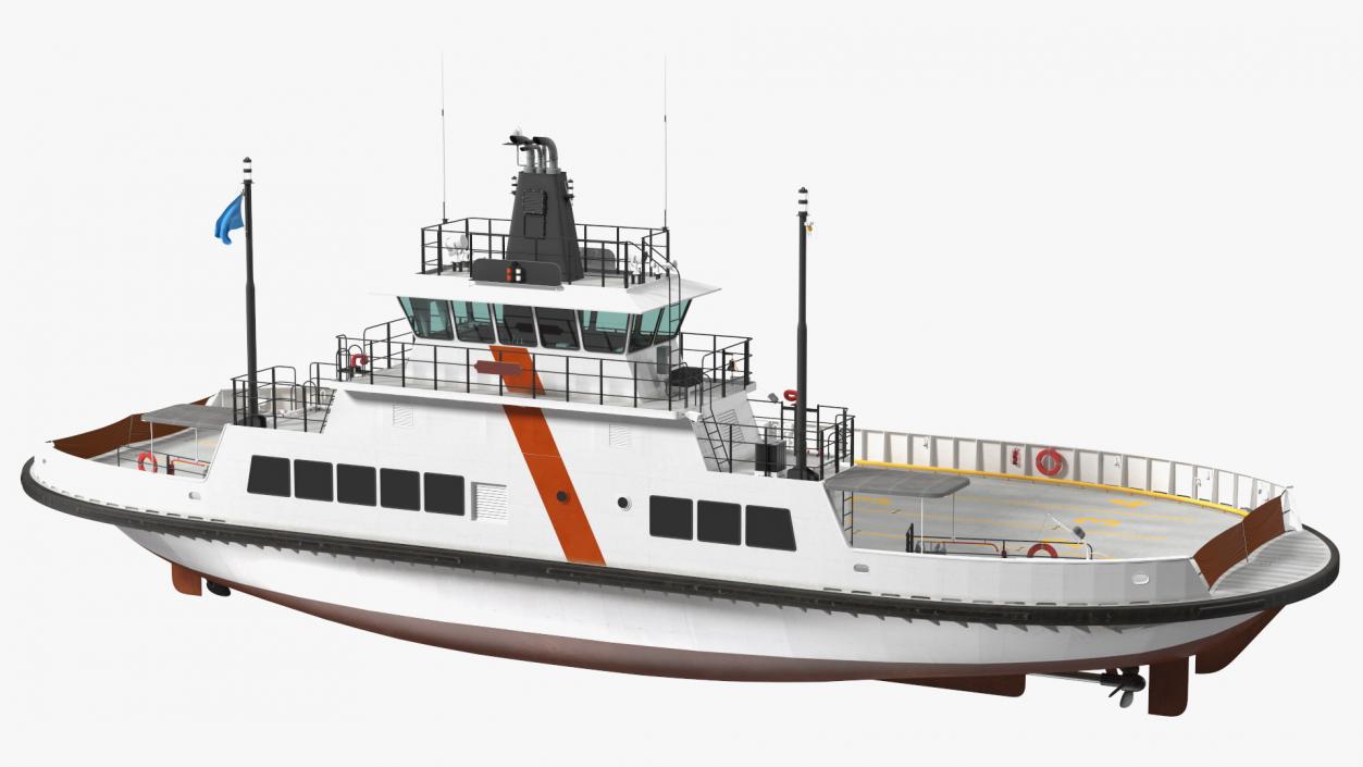 3D model Ferry Ship