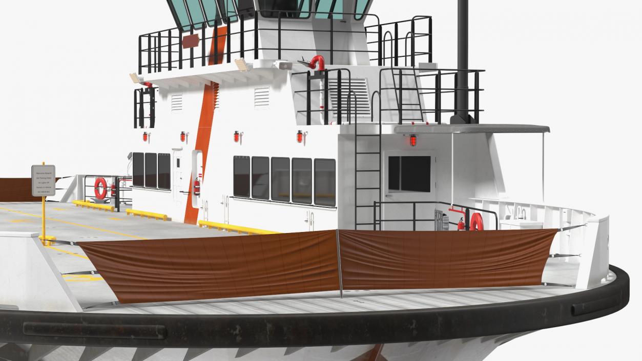 3D model Ferry Ship