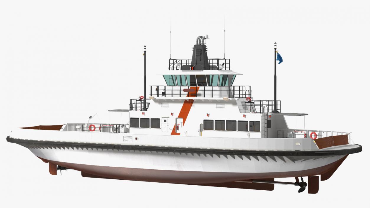 3D model Ferry Ship