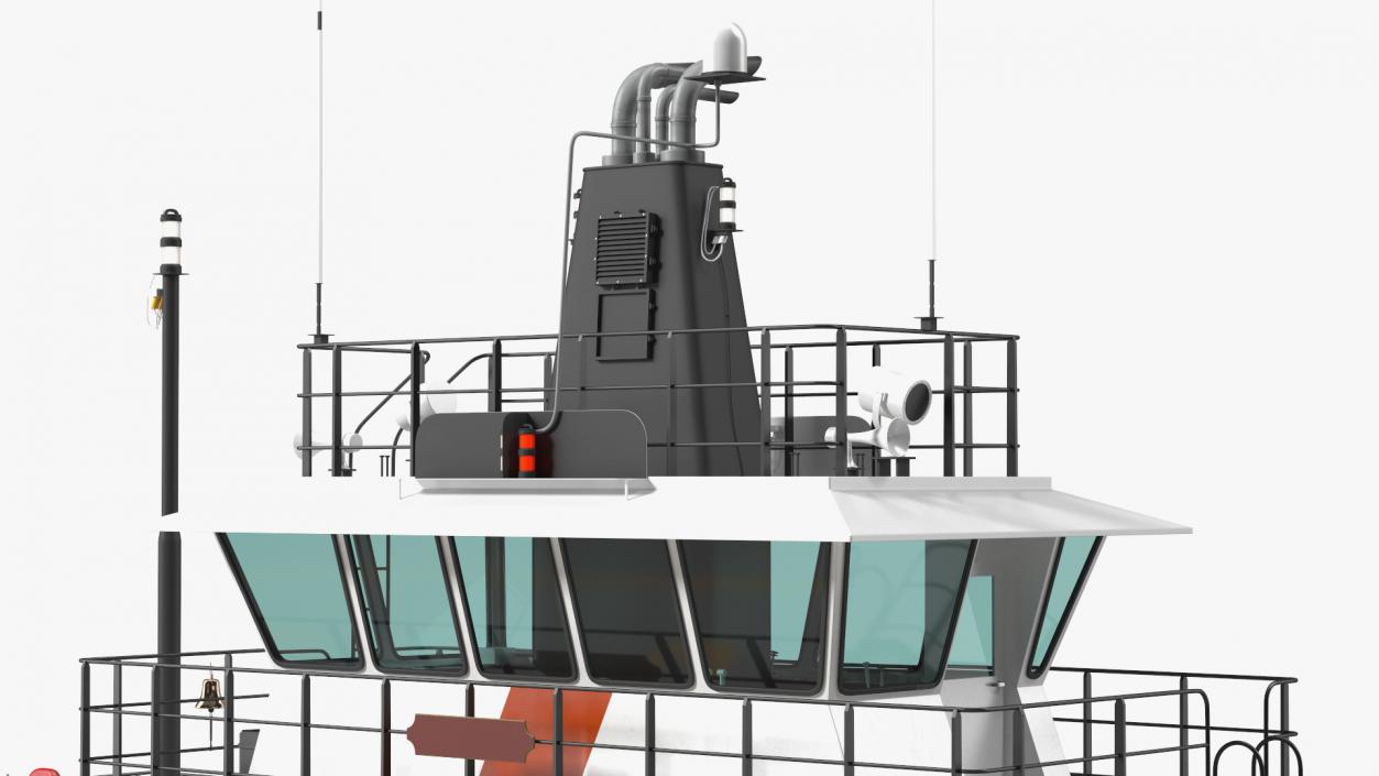 3D model Ferry Ship