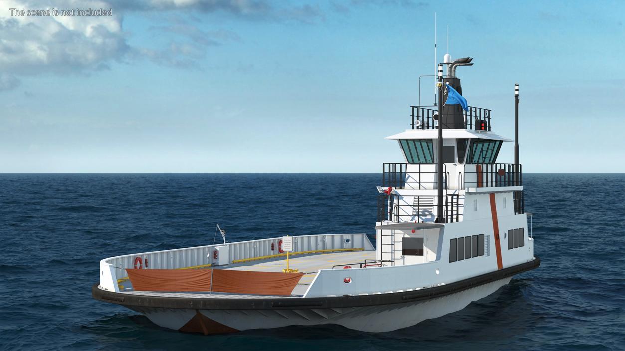 3D model Ferry Ship