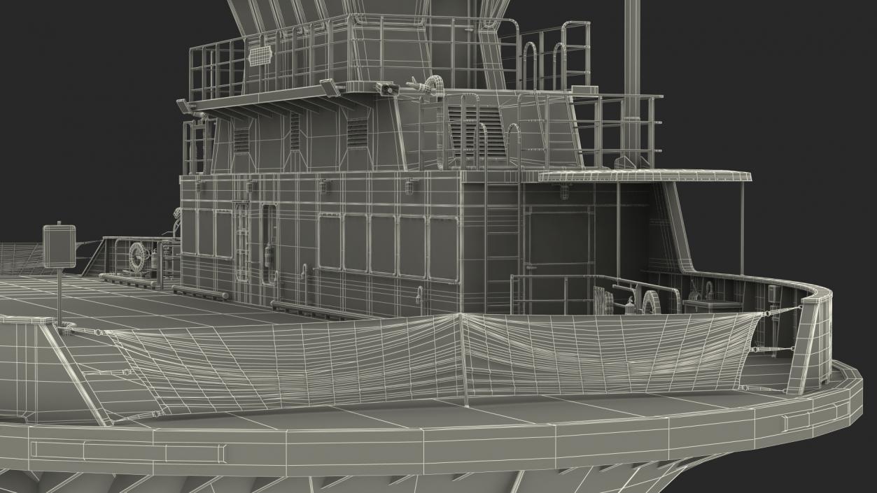 3D model Ferry Ship