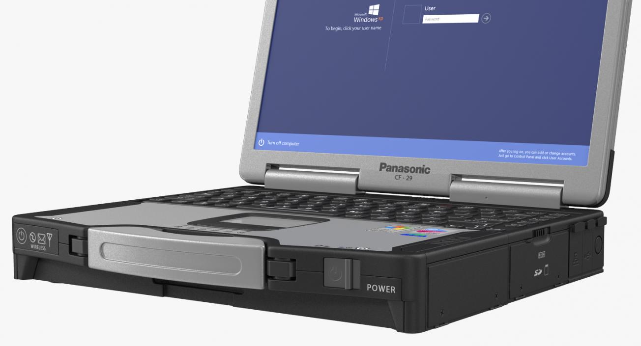 Panasonic Toughbook 3D model