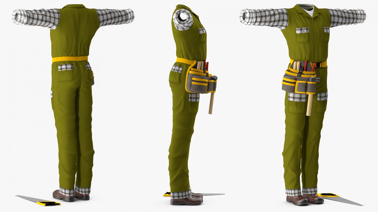 Workman Uniforms Collection 2 3D model