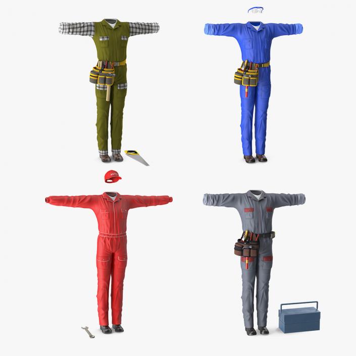 Workman Uniforms Collection 2 3D model