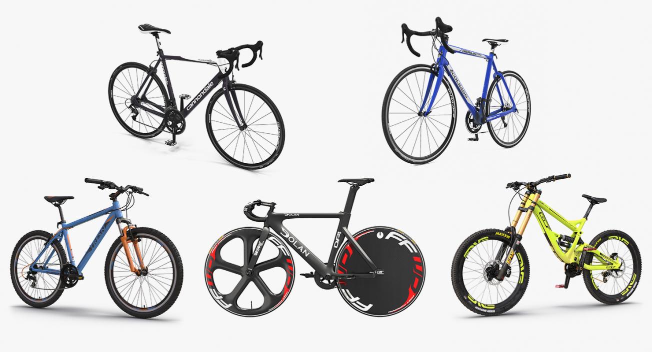 3D Bicycles 3D Models Collection 3