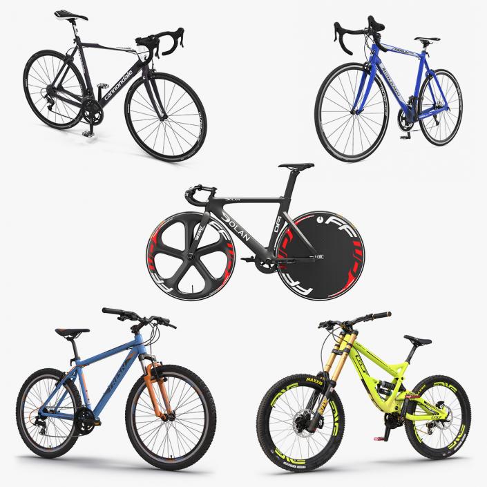 3D Bicycles 3D Models Collection 3