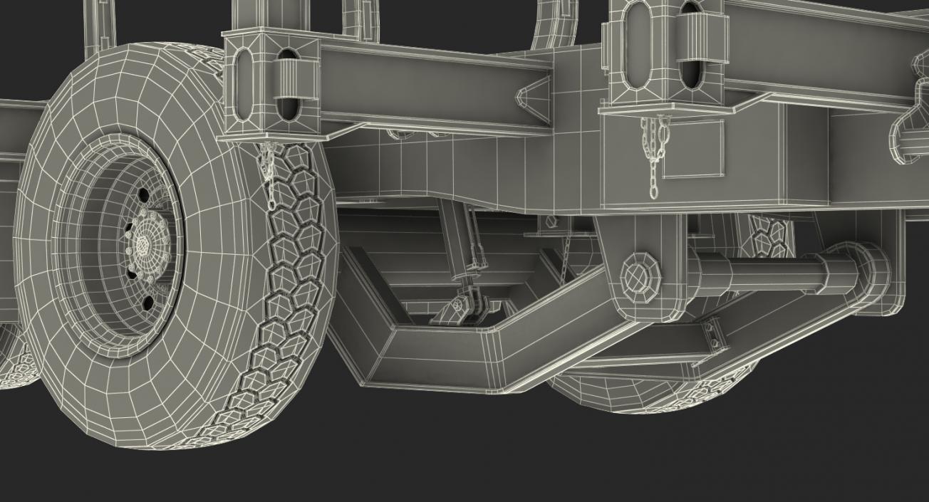 3D Logging Trailer Empty