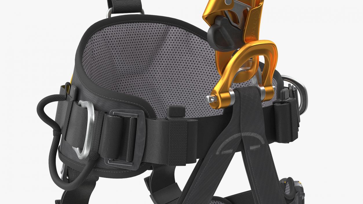 3D Petzl Astro Bod Fast Full Body Harness model