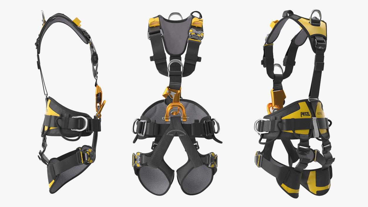 3D Petzl Astro Bod Fast Full Body Harness model