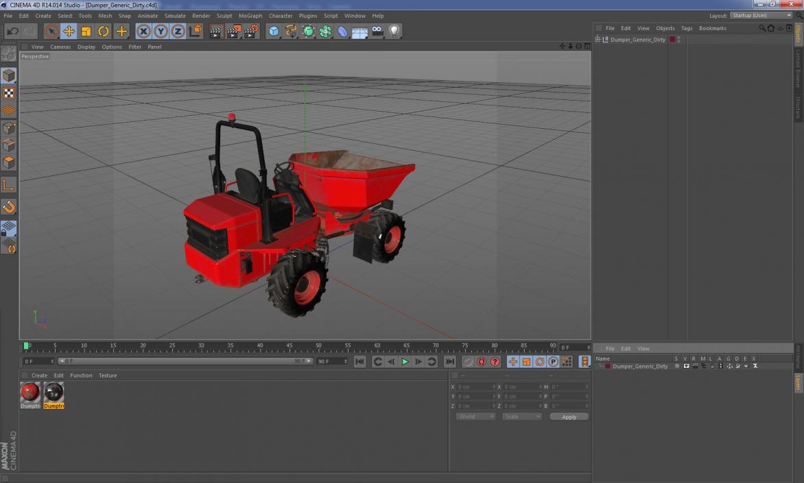 3D model Dumper Generic Dirty