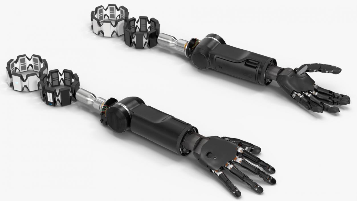 3D Rigged Mechanical Hands Collection 2