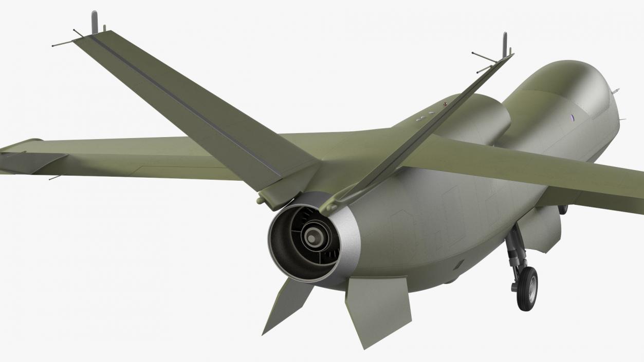 3D High Altitude Long Endurance Patrol UAV Rigged