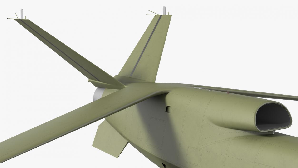 3D High Altitude Long Endurance Patrol UAV Rigged