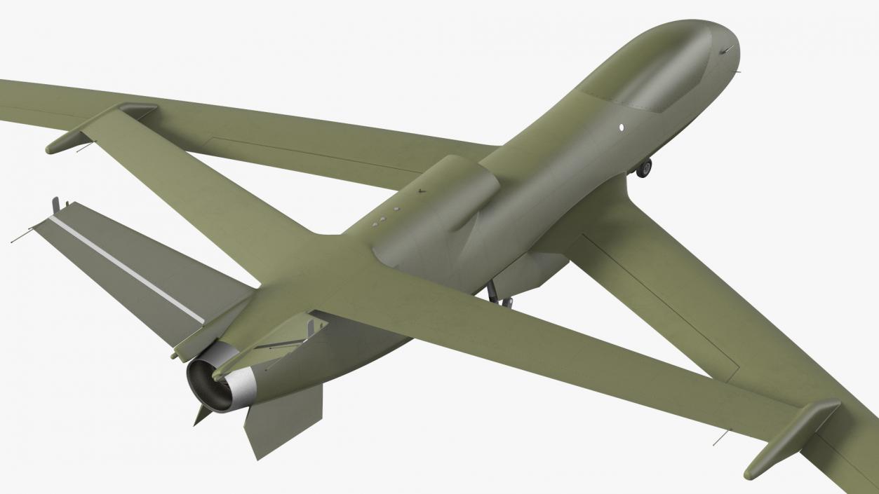 3D model High Altitude Long Endurance Patrol UAV Rigged for Maya