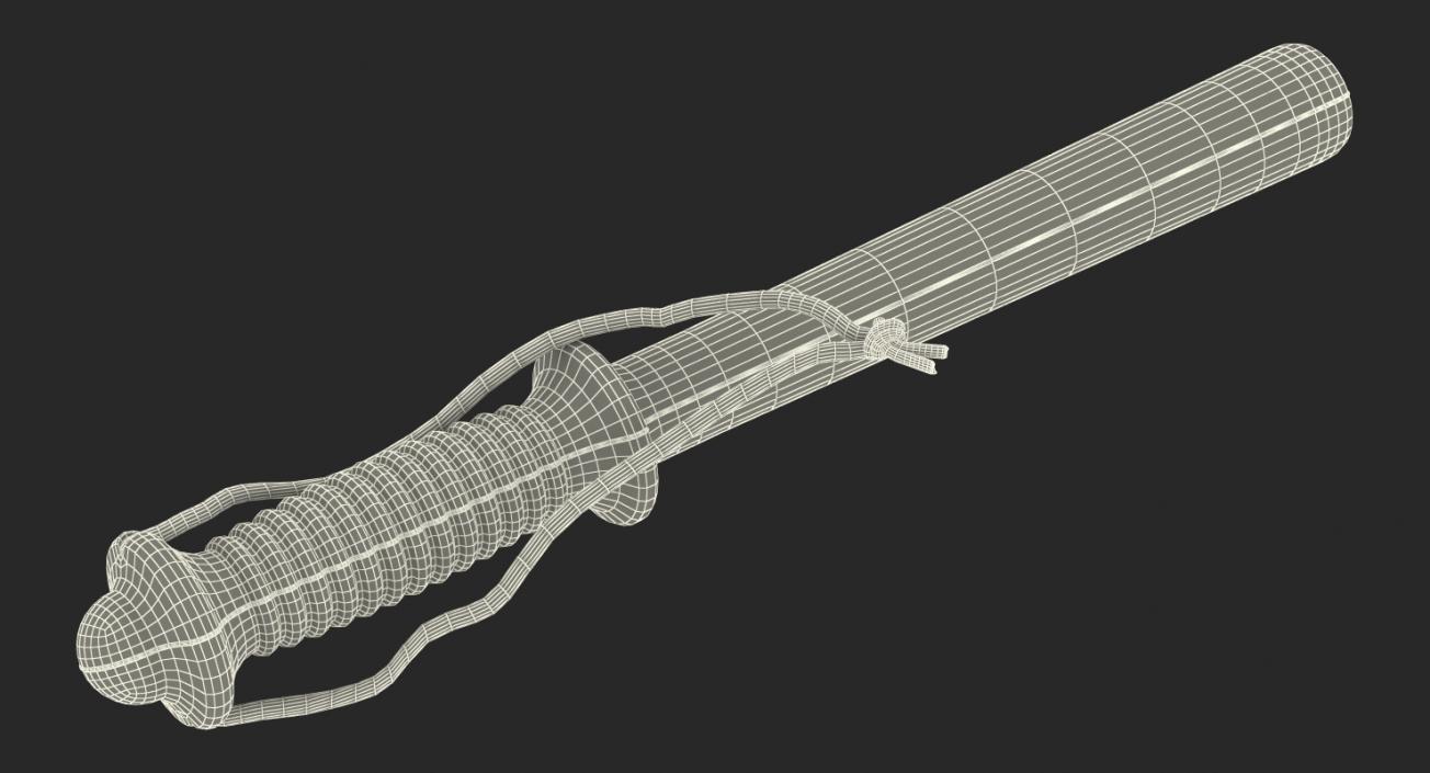 Classical Police Baton 3D