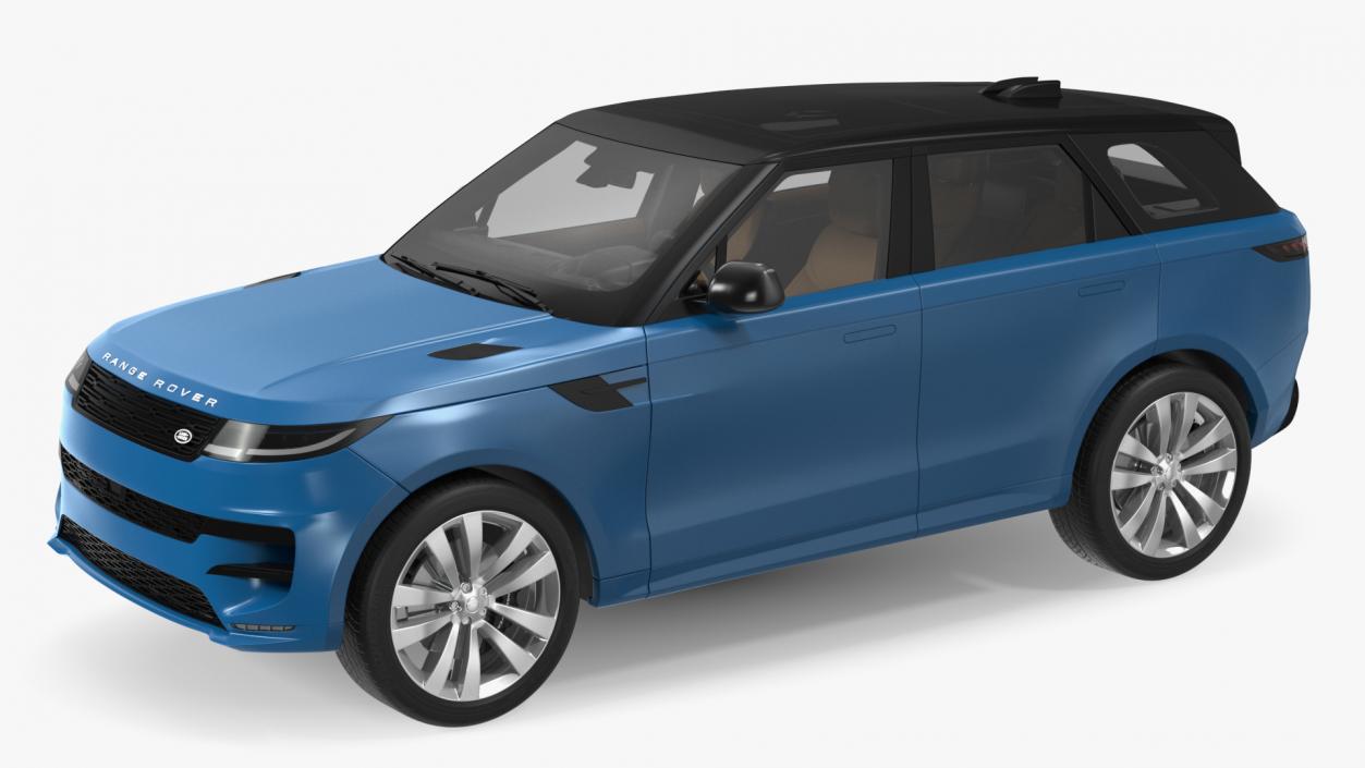 3D Land Rover Range Rover Sport 2023 Blue model