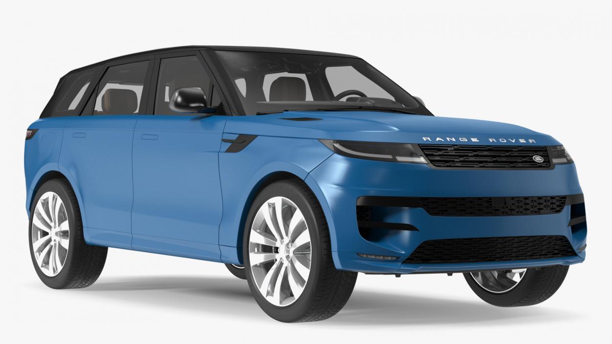 3D Land Rover Range Rover Sport 2023 Blue model