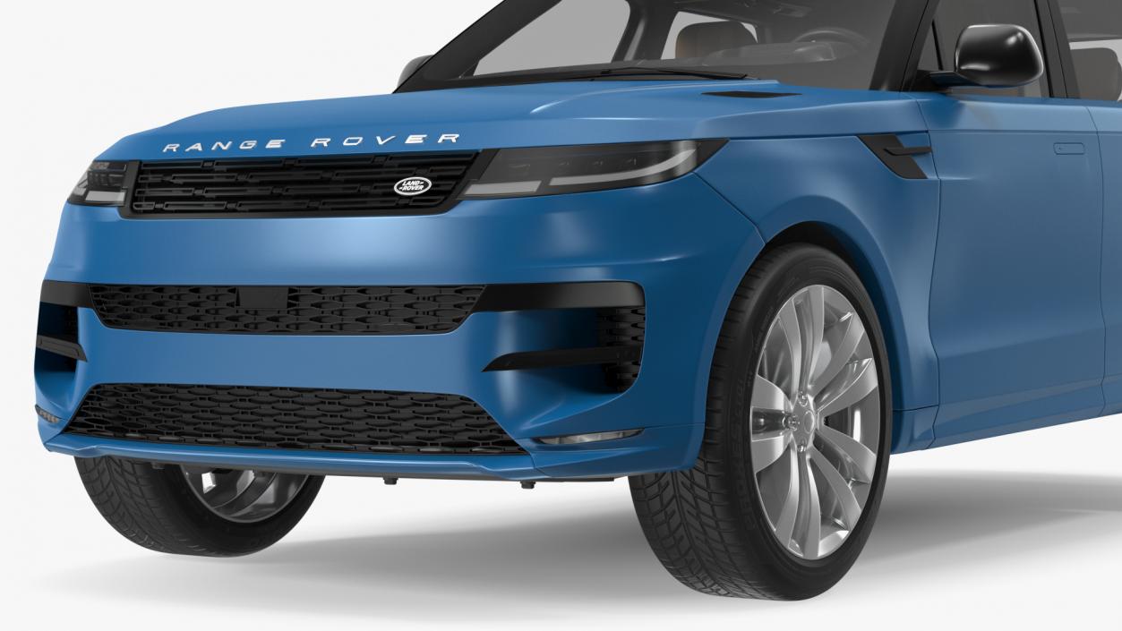 3D Land Rover Range Rover Sport 2023 Blue model