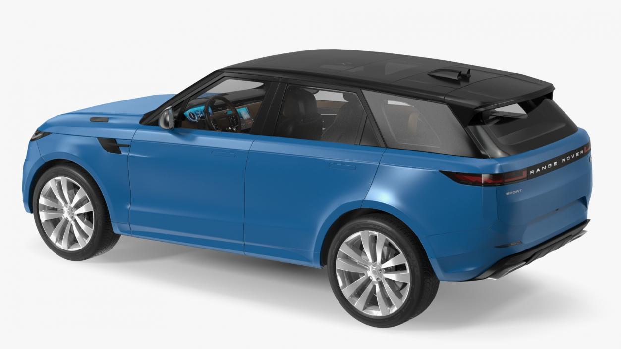 3D Land Rover Range Rover Sport 2023 Blue model