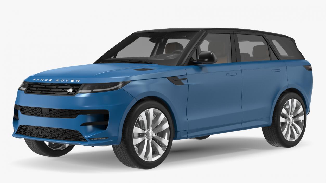 3D Land Rover Range Rover Sport 2023 Blue model