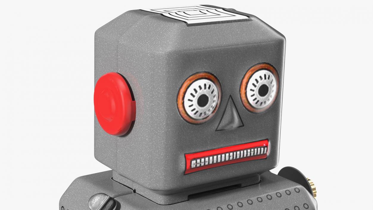 Tin Toy Retro Robot 3D model