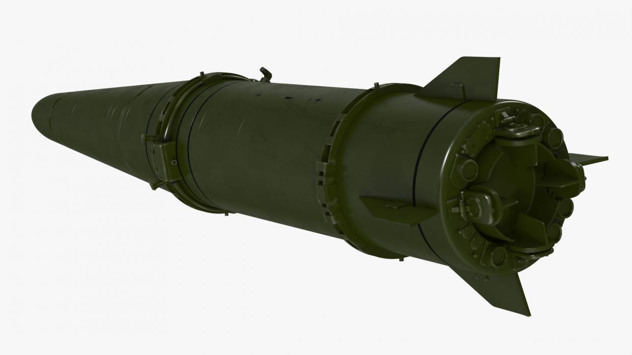 3D model Russian Ballistic Missile 9M723 Iskander