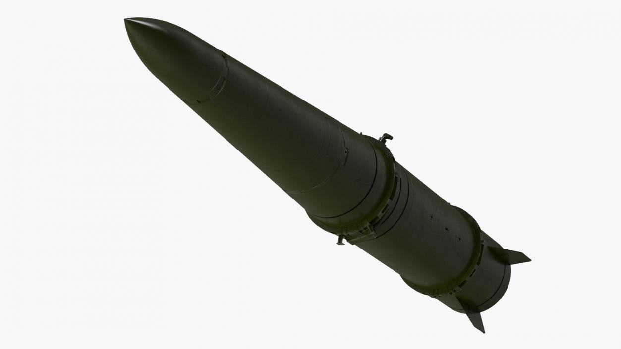 3D model Russian Ballistic Missile 9M723 Iskander