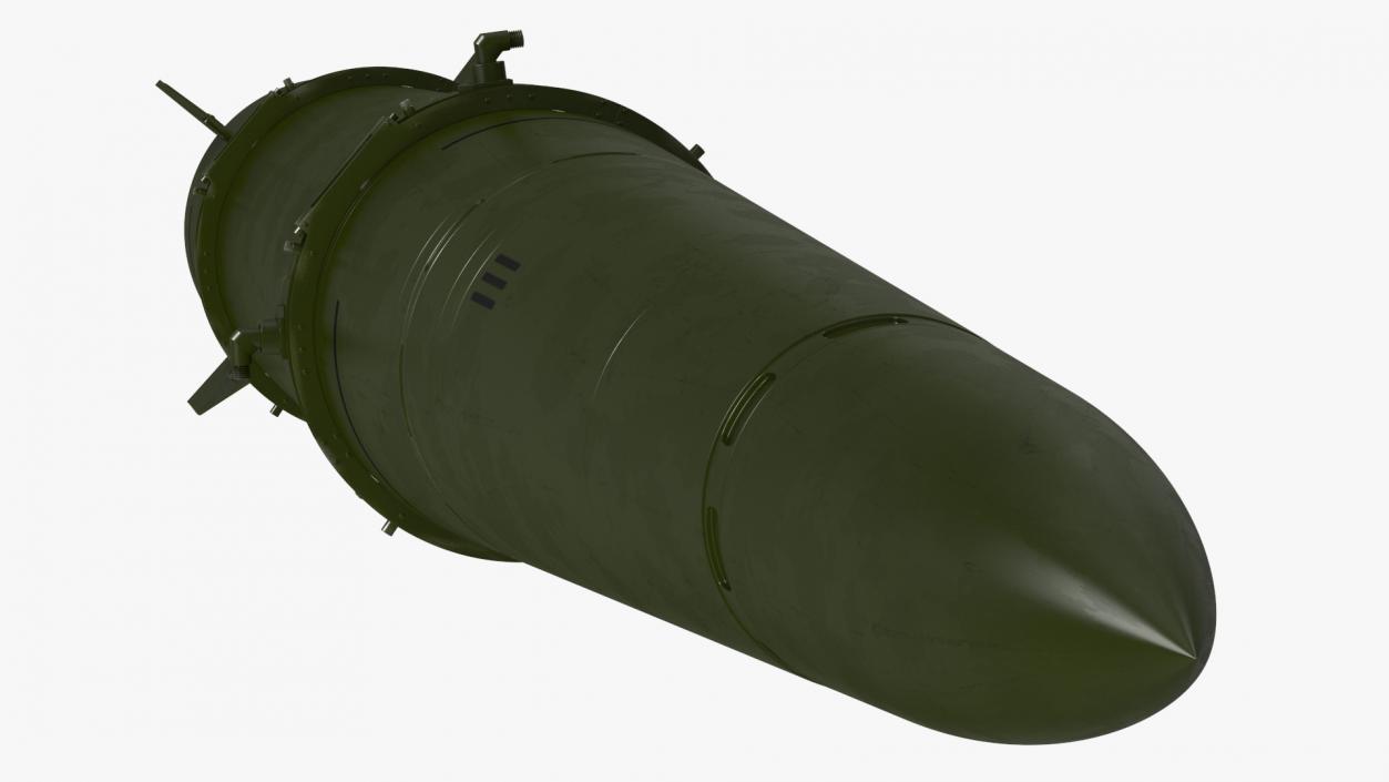 3D model Russian Ballistic Missile 9M723 Iskander