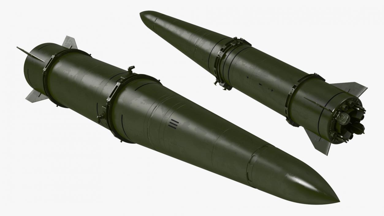 3D model Russian Ballistic Missile 9M723 Iskander