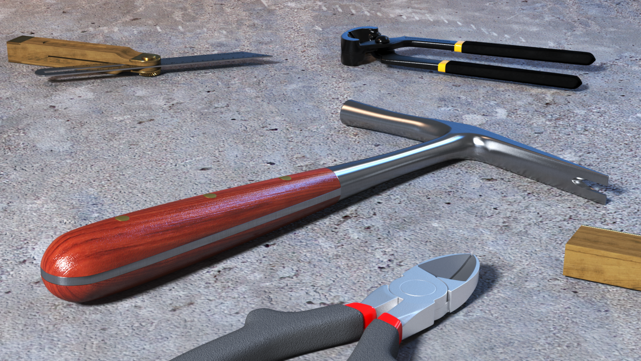 3D model Magnetic Tack Hammer