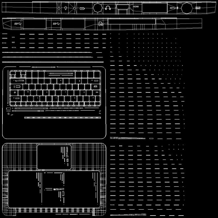 3D ASUS Laptop