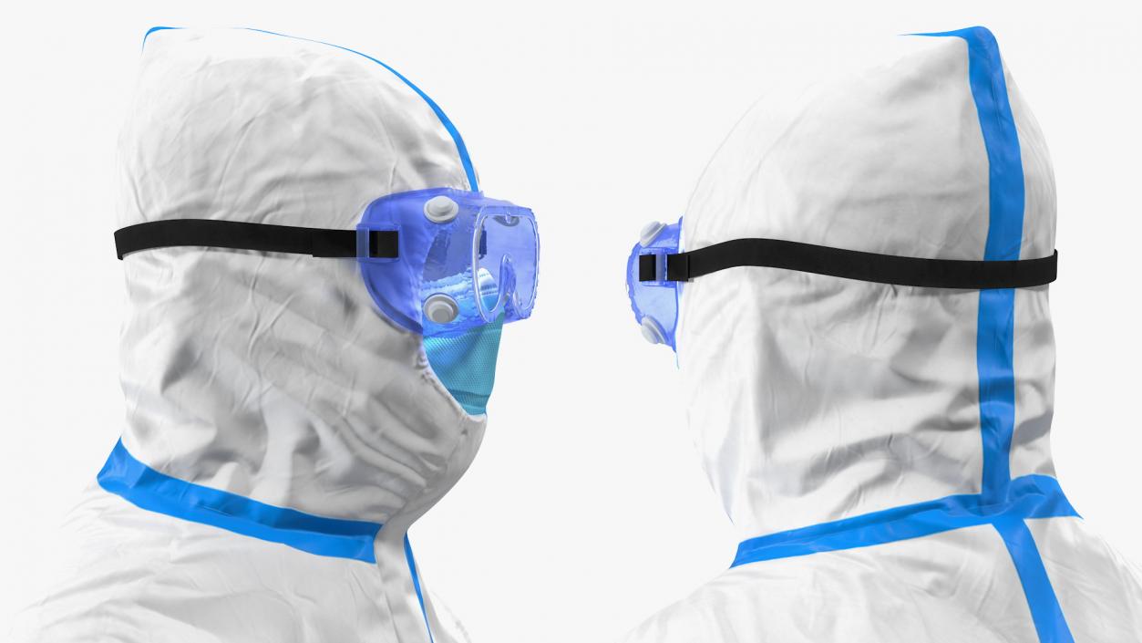 3D model Disposable Isolation Suit