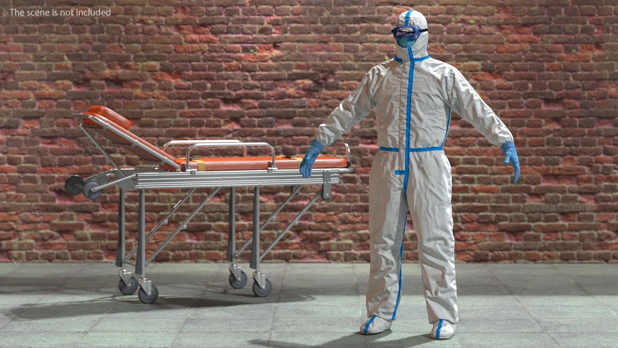 3D model Disposable Isolation Suit