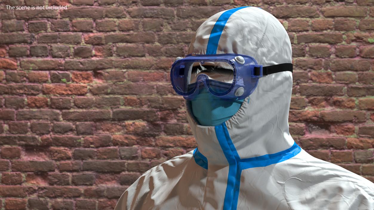 3D model Disposable Isolation Suit